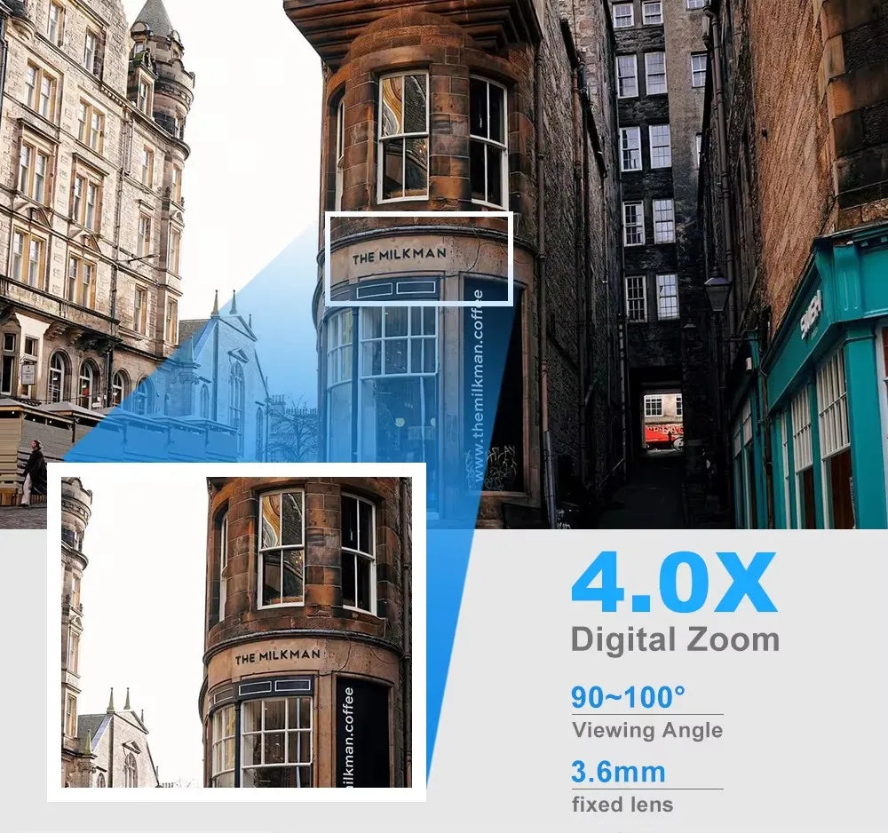 Câmera 8MP WiFi PTZ