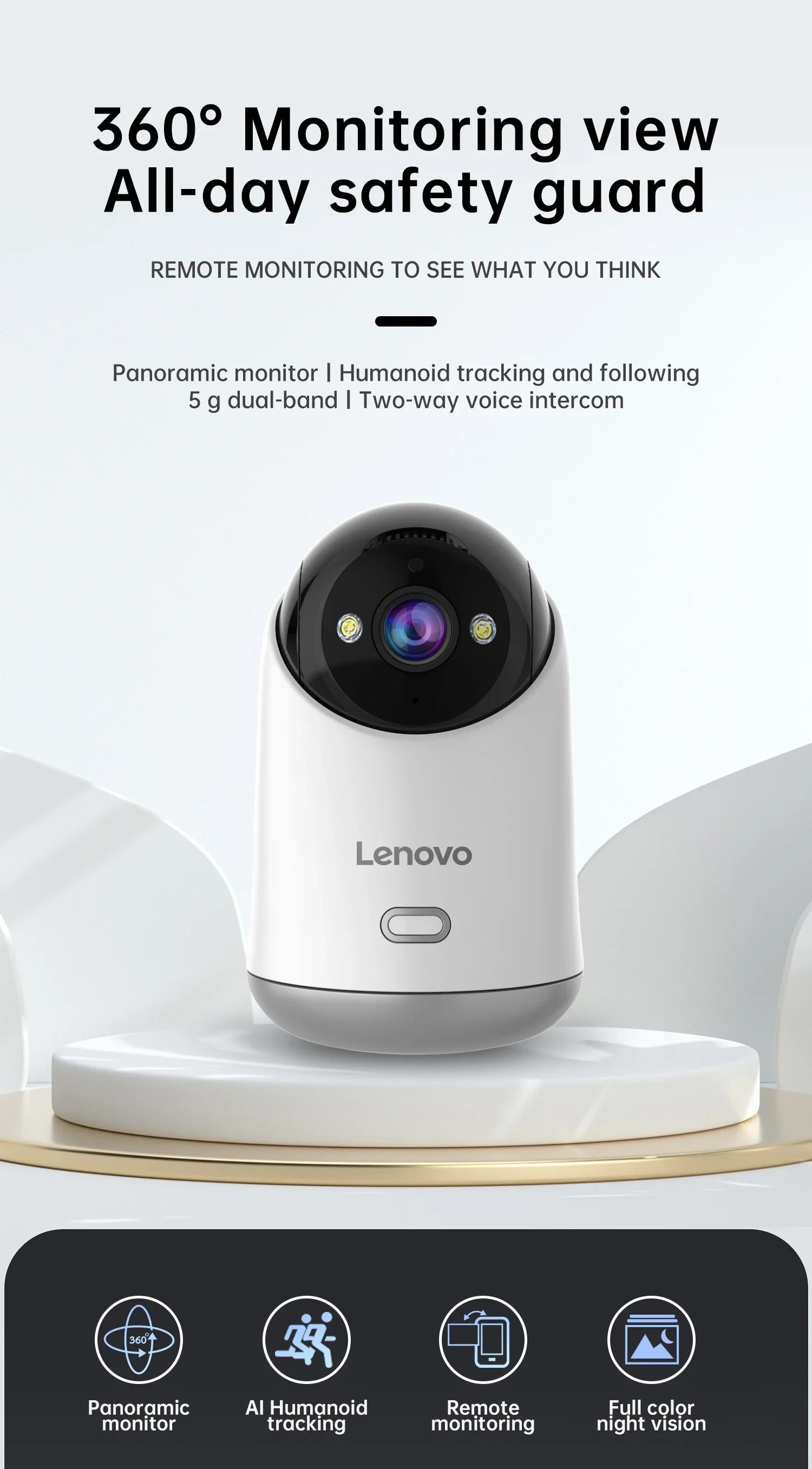 Lenovo 5MP Smart WiFi Camera