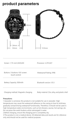 T-Rex 3 Ultra – Smartwatch Militar
