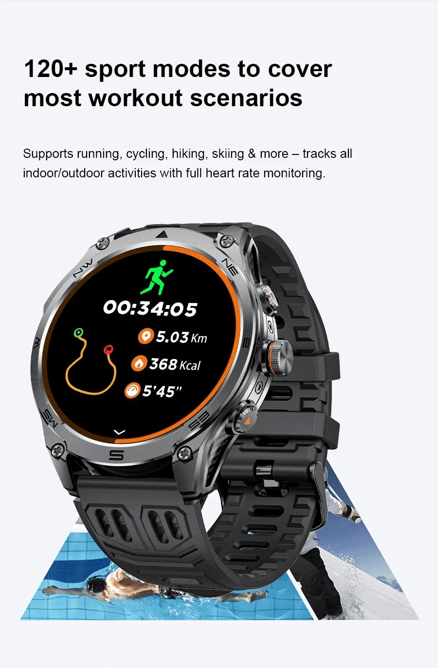 T-Rex 3 Ultra – Smartwatch Militar