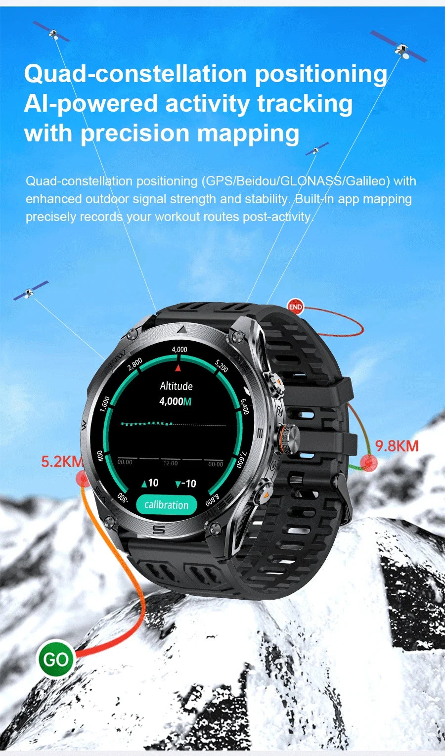 T-Rex 3 Ultra – Smartwatch Militar