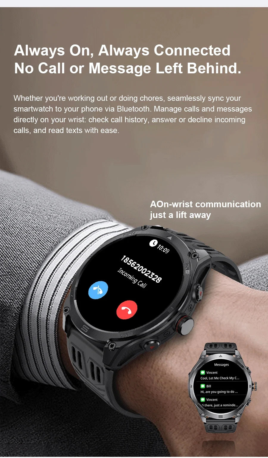 T-Rex 3 Ultra – Smartwatch Militar