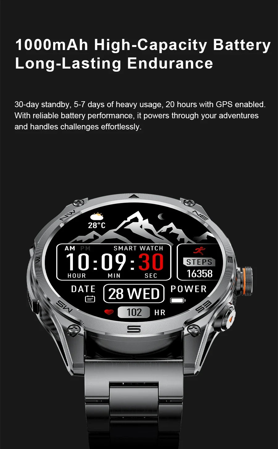 T-Rex 3 Ultra – Smartwatch Militar