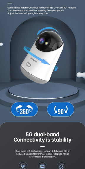 Lenovo 5MP Smart WiFi Camera
