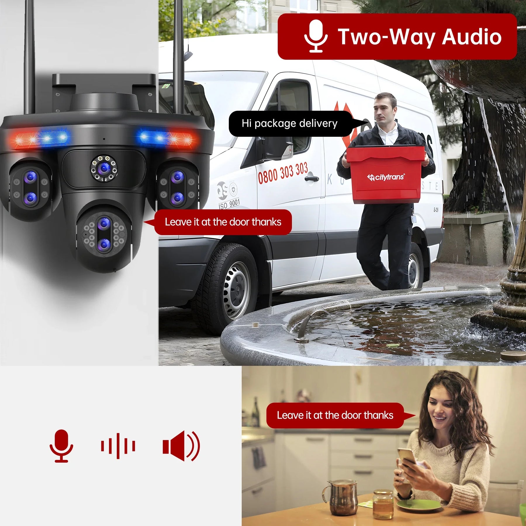 GEYUNE 35MP WiFi IP Camera