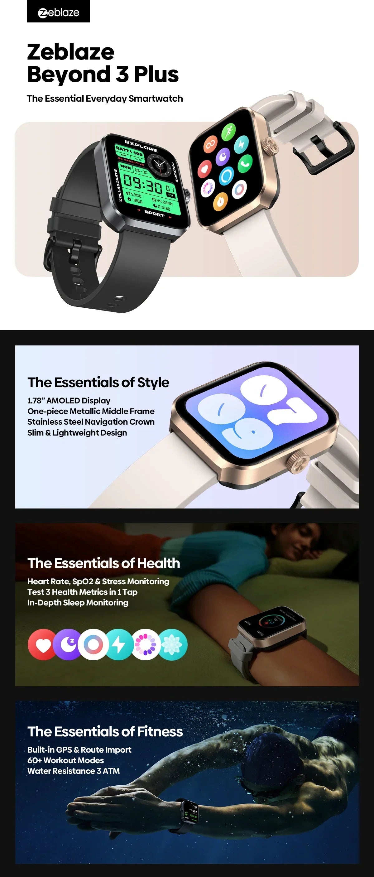 Zeblaze Beyond 3 Plus